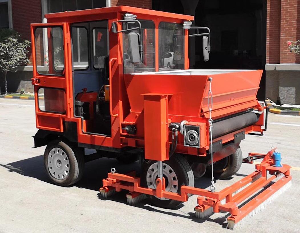 football-turf-automatic-sand-rubber-infill-brush-machine