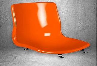Molded-half-back-seat