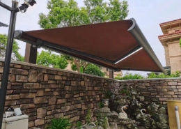 awning with led light