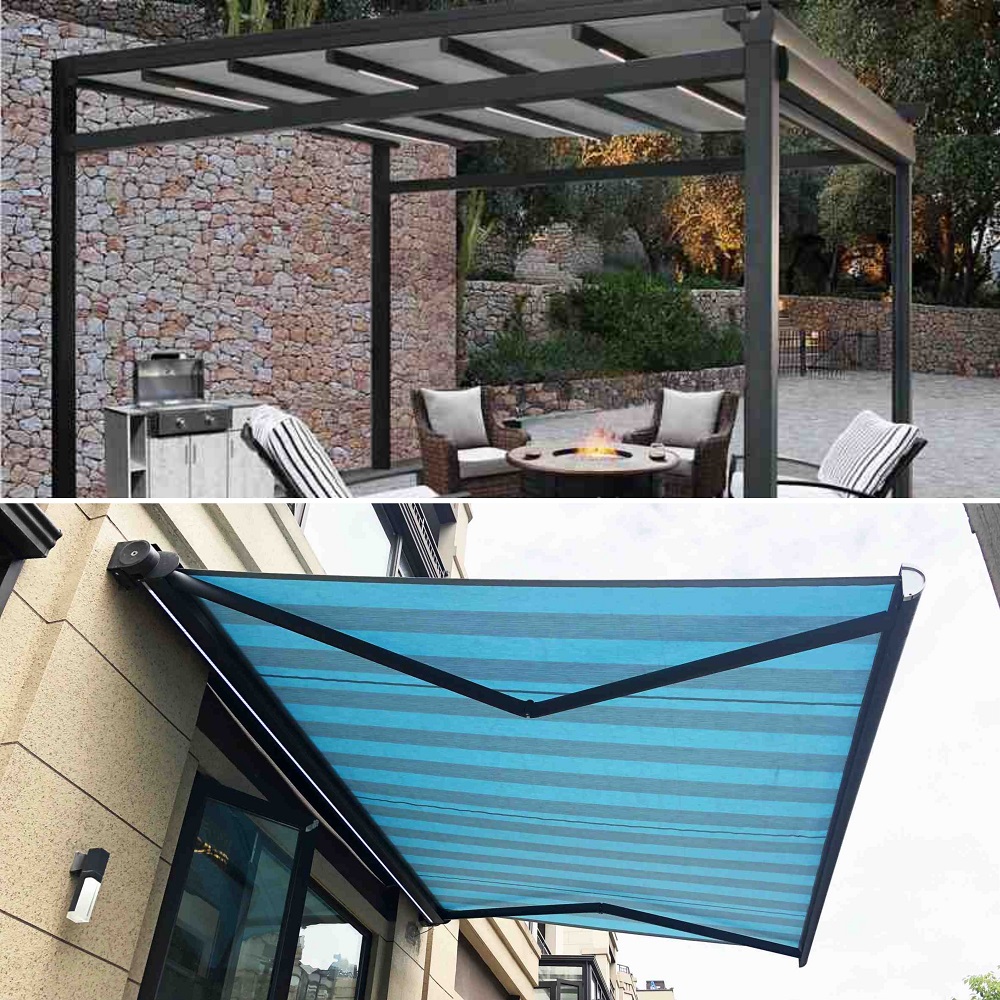 pergola and awning